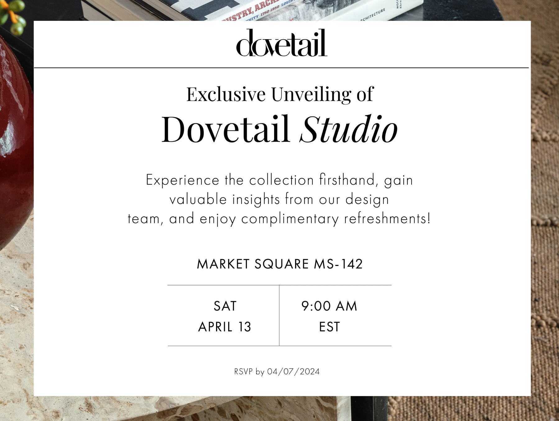 Dovetail furniture high point event dovetail